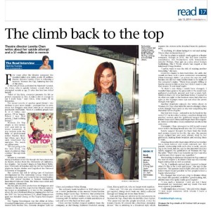 The Sunday Times feature of Woman On Top by Dr Loretta Chen (another satisfied client)